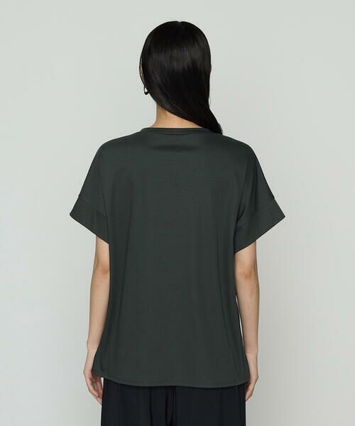 Precious Mild / プレシャスマイルド Tシャツ | 〔 +サイズ 〕 アルビニスタスムース ヘリンボーン刺繍Tシャツ | 詳細5