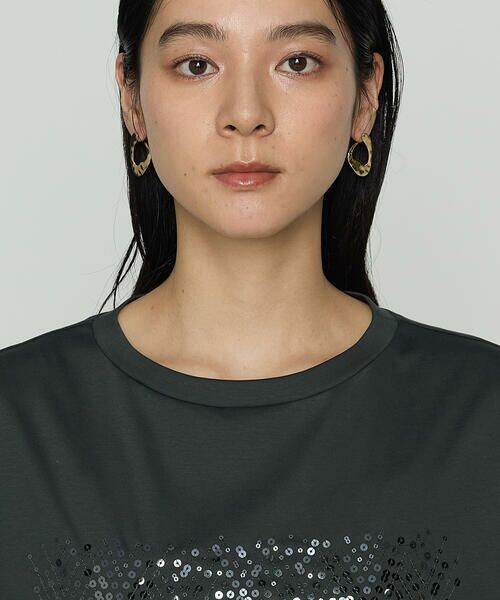 Precious Mild / プレシャスマイルド Tシャツ | 〔 +サイズ 〕 アルビニスタスムース ヘリンボーン刺繍Tシャツ | 詳細6