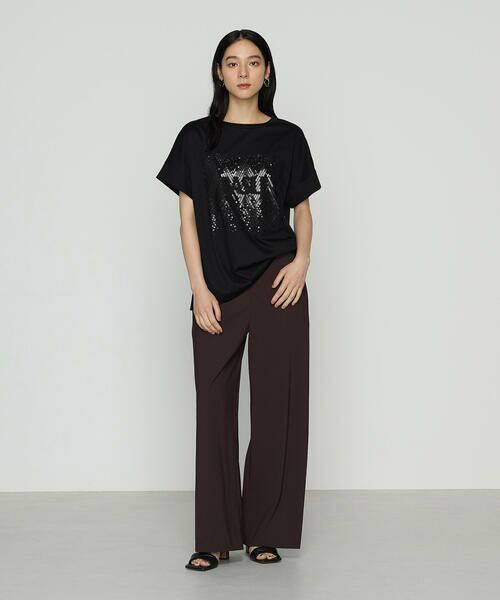 Precious Mild / プレシャスマイルド Tシャツ | 〔 +サイズ 〕 プレミアムスムース ヘリンボーン刺繍Tシャツ | 詳細1