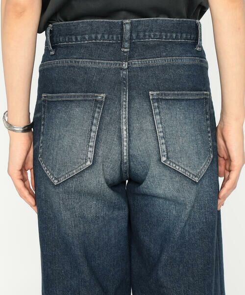 Precious Mild / プレシャスマイルド デニムパンツ | 〔 +サイズ 〕11.5OZムラ染め糸左綾ストレッチデニム ワイドパンツ | 詳細12