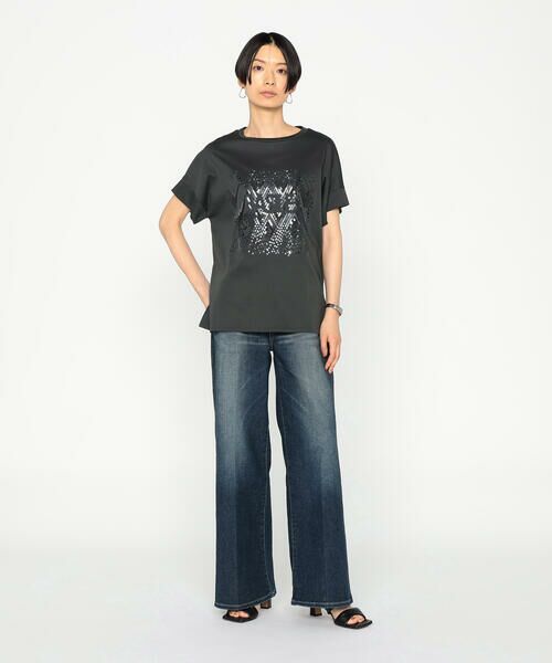 Precious Mild / プレシャスマイルド デニムパンツ | 〔 +サイズ 〕11.5OZムラ染め糸左綾ストレッチデニム ワイドパンツ | 詳細5