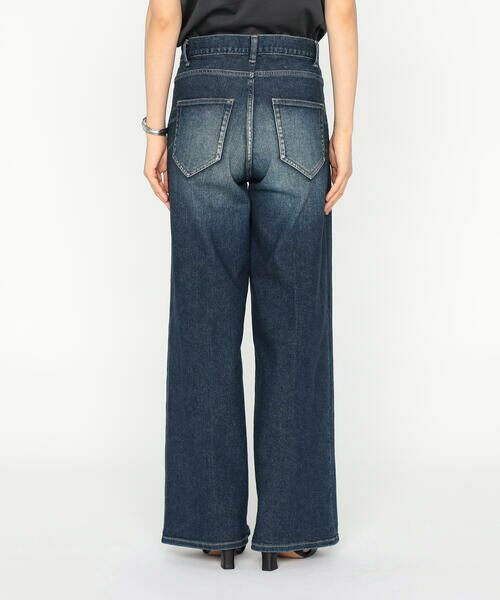 Precious Mild / プレシャスマイルド デニムパンツ | 〔 +サイズ 〕11.5OZムラ染め糸左綾ストレッチデニム ワイドパンツ | 詳細10