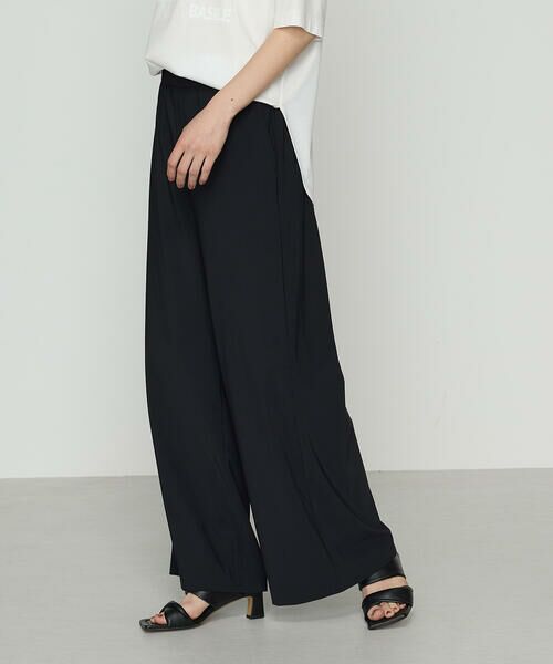 Precious Mild / プレシャスマイルド その他パンツ | 〔 +サイズ 〕 センシティブユーロジャージー ワイドパンツ | 詳細6