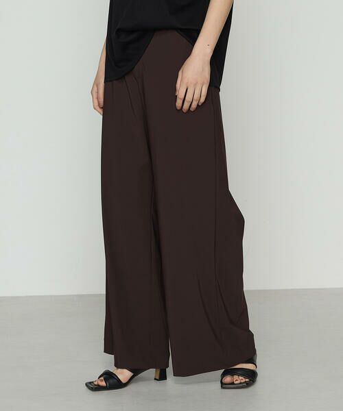 Precious Mild / プレシャスマイルド その他パンツ | 〔 +サイズ 〕 センシティブユーロジャージー ワイドパンツ | 詳細17