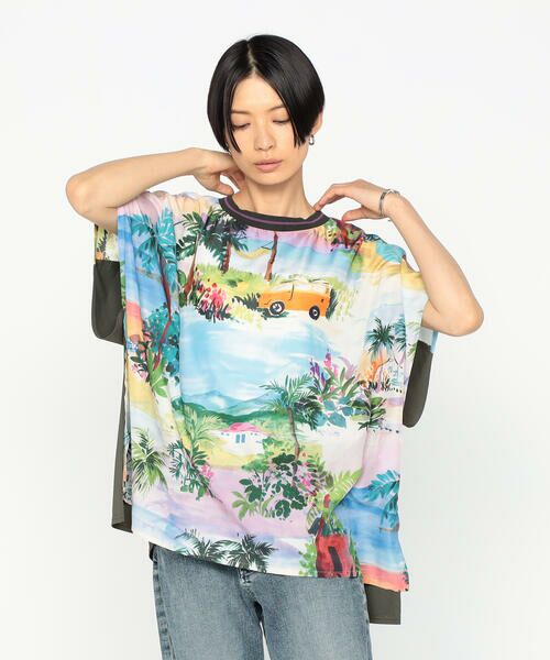 Precious Mild / プレシャスマイルド カットソー | リゾートプリント プルオーバー | 詳細4