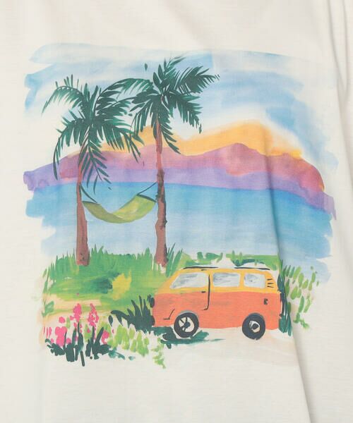 Precious Mild / プレシャスマイルド カットソー | リゾートプリント ビッグプルオーバー | 詳細9