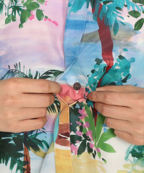 Precious Mild / プレシャスマイルド シャツ・ブラウス | リゾートプリント 半袖シャツ | 詳細10