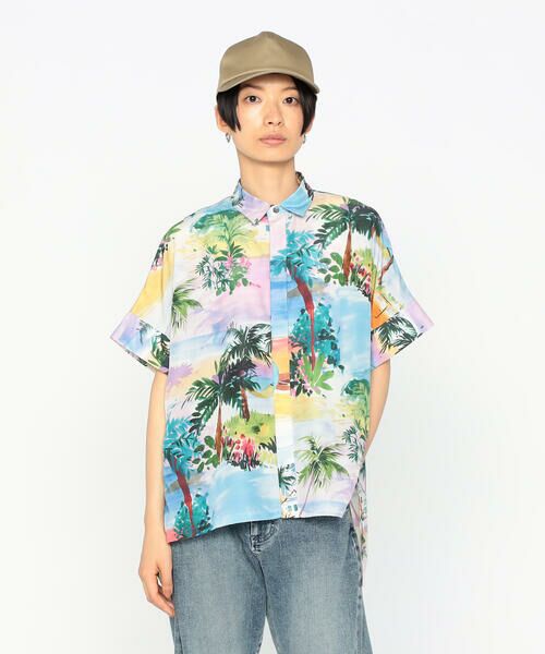 Precious Mild / プレシャスマイルド シャツ・ブラウス | リゾートプリント 半袖シャツ | 詳細2