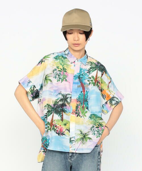 Precious Mild / プレシャスマイルド シャツ・ブラウス | リゾートプリント 半袖シャツ | 詳細3
