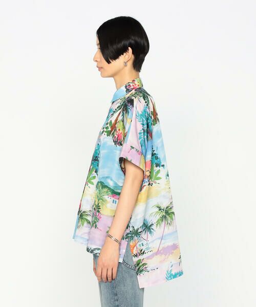 Precious Mild / プレシャスマイルド シャツ・ブラウス | リゾートプリント 半袖シャツ | 詳細5