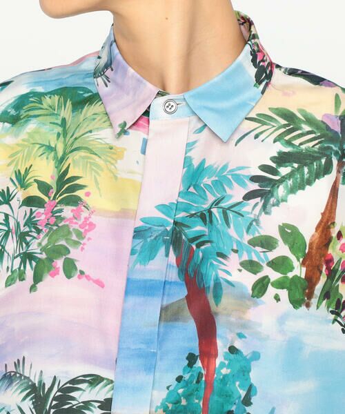 Precious Mild / プレシャスマイルド シャツ・ブラウス | リゾートプリント 半袖シャツ | 詳細7