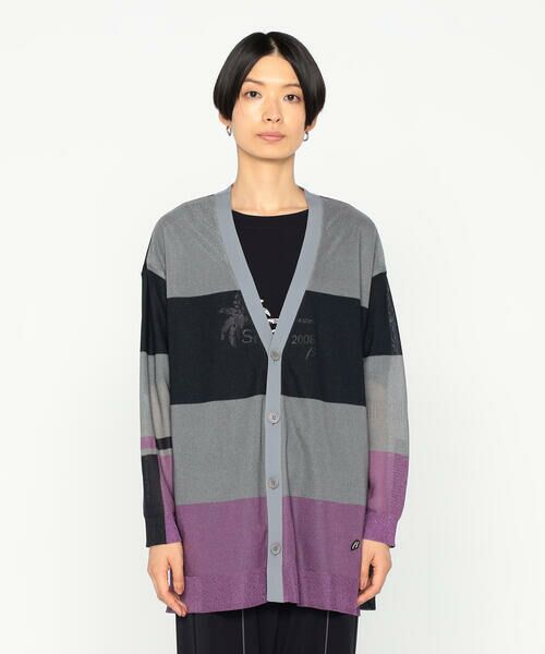 Precious Mild / プレシャスマイルド カーディガン・ボレロ | 三色ボーダー シアーニットカーディガン | 詳細4