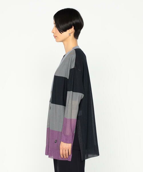Precious Mild / プレシャスマイルド カーディガン・ボレロ | 三色ボーダー シアーニットカーディガン | 詳細5
