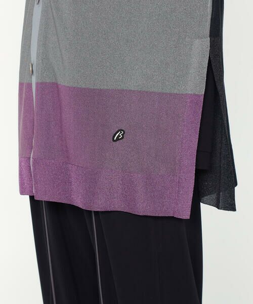 Precious Mild / プレシャスマイルド カーディガン・ボレロ | 三色ボーダー シアーニットカーディガン | 詳細9