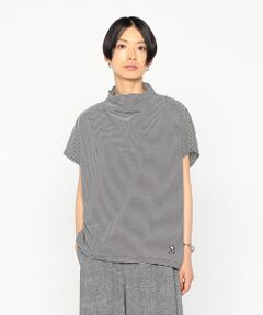 Precious Mild / プレシャスマイルド カットソー | ボトルネック ボーダープルオーバー