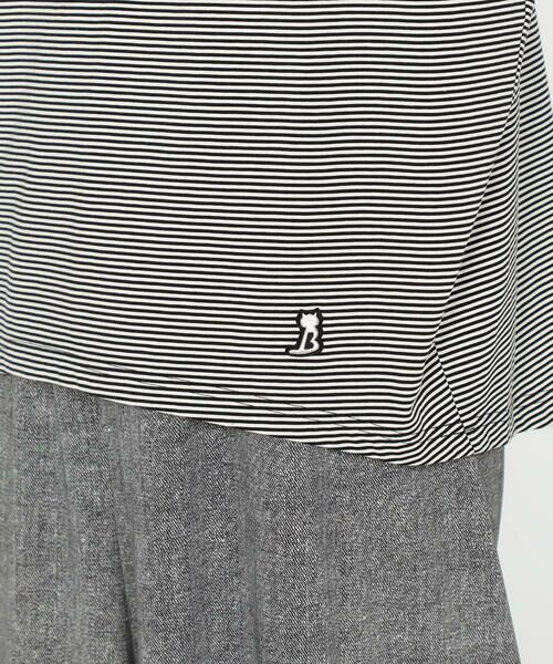 Precious Mild / プレシャスマイルド カットソー | ボトルネック ボーダープルオーバー | 詳細10