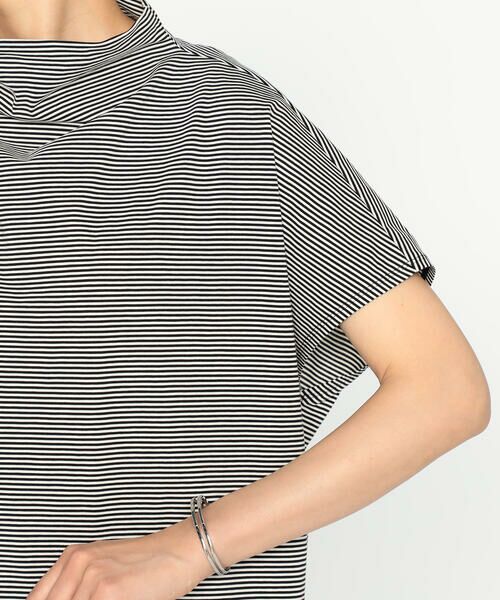 Precious Mild / プレシャスマイルド カットソー | ボトルネック ボーダープルオーバー | 詳細9