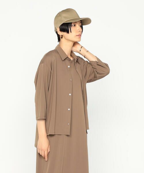 Precious Mild / プレシャスマイルド シャツ・ブラウス | トリアセジャージー バックプリントシャツ | 詳細3