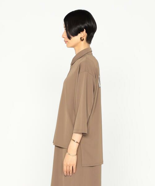 Precious Mild / プレシャスマイルド シャツ・ブラウス | トリアセジャージー バックプリントシャツ | 詳細6