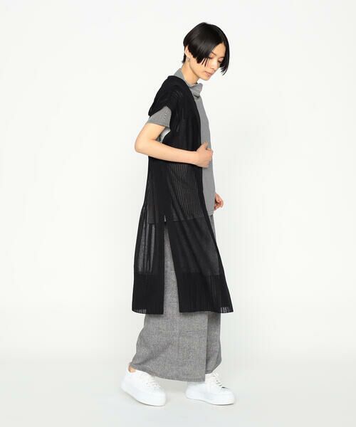 Precious Mild / プレシャスマイルド ニット・セーター | リブバリエ ニットロングベスト | 詳細3