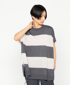 Precious Mild / プレシャスマイルド ニット・セーター | 太幅ボーダー ドロスト ニットプルオーバー