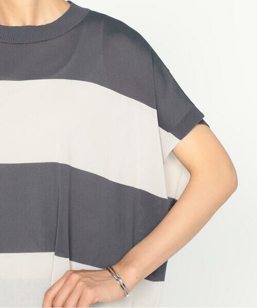 Precious Mild / プレシャスマイルド ニット・セーター | 太幅ボーダー ドロスト ニットプルオーバー | 詳細10