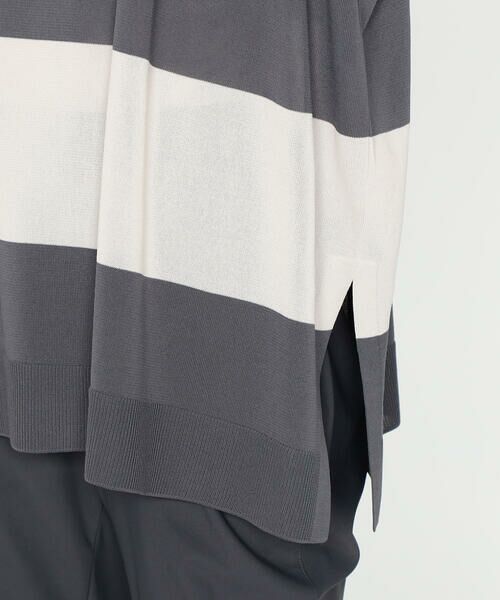 Precious Mild / プレシャスマイルド ニット・セーター | 太幅ボーダー ドロスト ニットプルオーバー | 詳細11