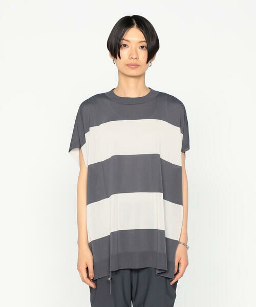 Precious Mild / プレシャスマイルド ニット・セーター | 太幅ボーダー ドロスト ニットプルオーバー | 詳細6