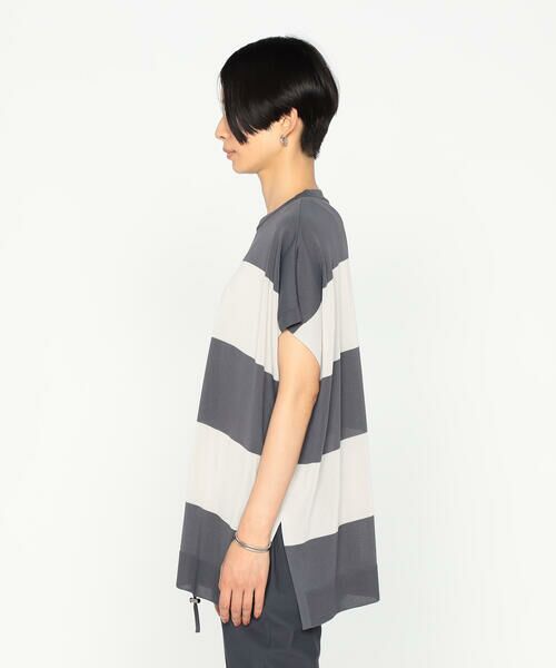 Precious Mild / プレシャスマイルド ニット・セーター | 太幅ボーダー ドロスト ニットプルオーバー | 詳細7