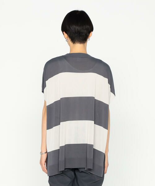 Precious Mild / プレシャスマイルド ニット・セーター | 太幅ボーダー ドロスト ニットプルオーバー | 詳細8