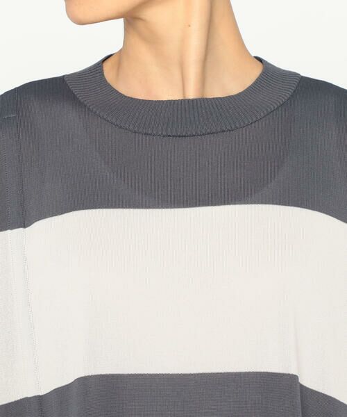 Precious Mild / プレシャスマイルド ニット・セーター | 太幅ボーダー ドロスト ニットプルオーバー | 詳細9
