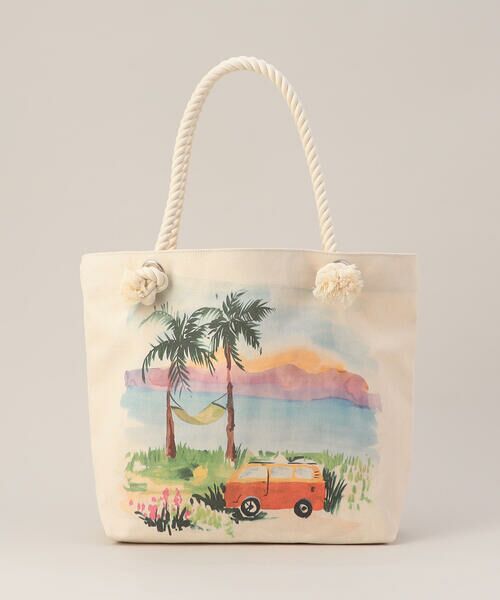 Precious Mild / プレシャスマイルド トートバッグ | リゾート柄プリント トートバッグ | 詳細1
