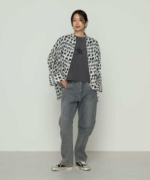 Precious Mild / プレシャスマイルド シャツ・ブラウス | スタープリント オーバーサイズシャツ | 詳細1