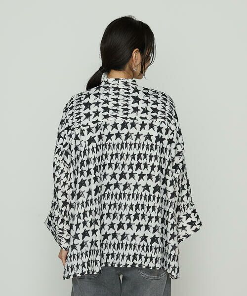 Precious Mild / プレシャスマイルド シャツ・ブラウス | スタープリント オーバーサイズシャツ | 詳細10