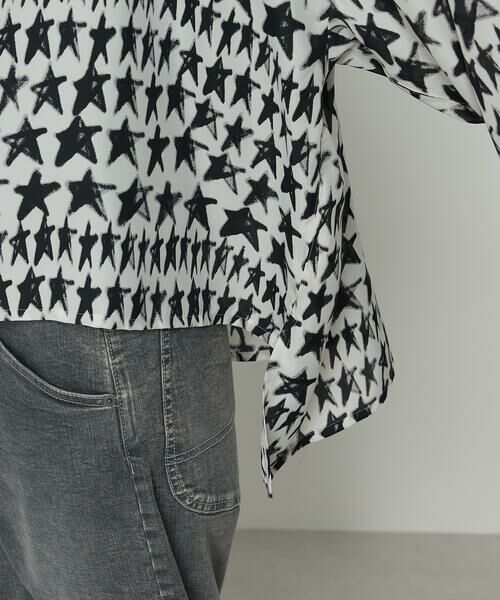 Precious Mild / プレシャスマイルド シャツ・ブラウス | スタープリント オーバーサイズシャツ | 詳細14