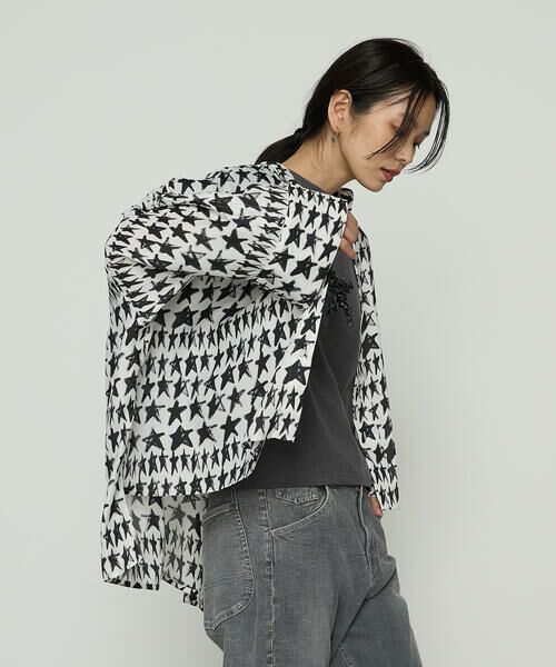 Precious Mild / プレシャスマイルド シャツ・ブラウス | スタープリント オーバーサイズシャツ | 詳細2