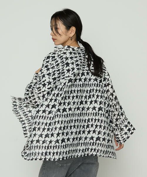 Precious Mild / プレシャスマイルド シャツ・ブラウス | スタープリント オーバーサイズシャツ | 詳細4