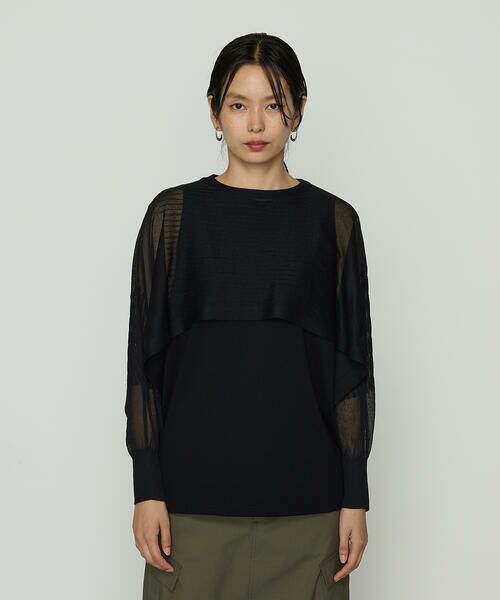 Precious Mild / プレシャスマイルド ニット・セーター | リブバリエ ショートニットプルオーバー | 詳細4