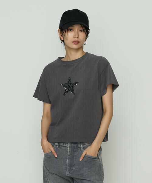 Precious Mild / プレシャスマイルド Tシャツ | スパンコール 星刺繍Tシャツ | 詳細2