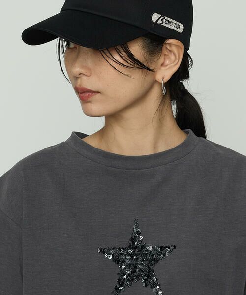 Precious Mild / プレシャスマイルド Tシャツ | スパンコール 星刺繍Tシャツ | 詳細7