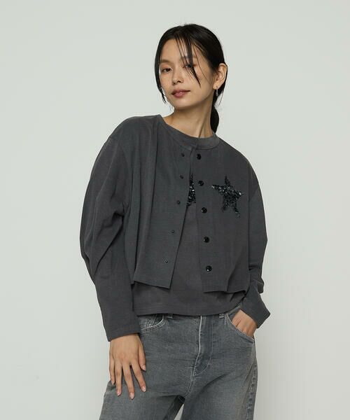 Precious Mild / プレシャスマイルド カーディガン・ボレロ | スパンコール 星刺繍カーディガン | 詳細3