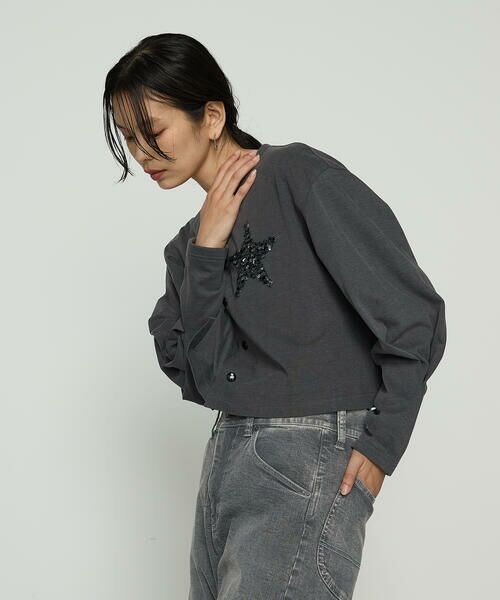 Precious Mild / プレシャスマイルド カーディガン・ボレロ | スパンコール 星刺繍カーディガン | 詳細4