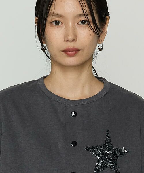 Precious Mild / プレシャスマイルド カーディガン・ボレロ | スパンコール 星刺繍カーディガン | 詳細9