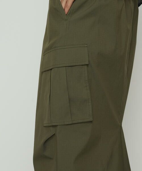 Precious Mild / プレシャスマイルド ロング・マキシ丈スカート | リップストップ カーゴスカート | 詳細11