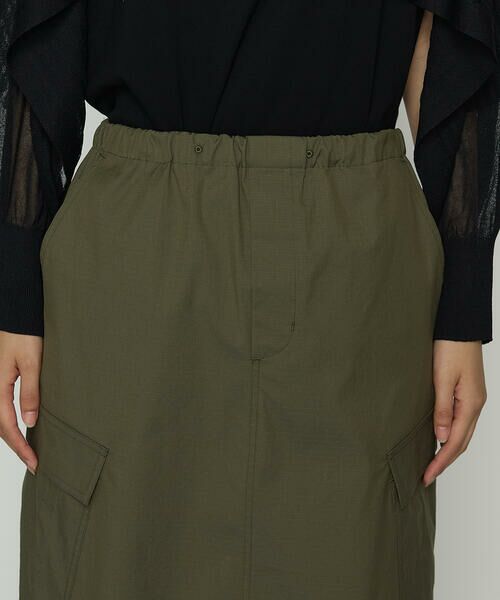 Precious Mild / プレシャスマイルド ロング・マキシ丈スカート | リップストップ カーゴスカート | 詳細9