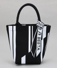 Precious Mild / プレシャスマイルド トートバッグ | ストライプ柄ニットトートバッグ