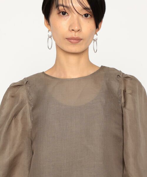 Precious Mild / プレシャスマイルド シャツ・ブラウス | シルク麻二重織 ブラウス | 詳細13