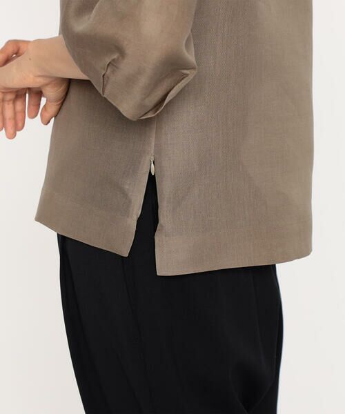 Precious Mild / プレシャスマイルド シャツ・ブラウス | シルク麻二重織 ブラウス | 詳細17