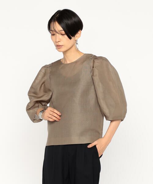Precious Mild / プレシャスマイルド シャツ・ブラウス | シルク麻二重織 ブラウス | 詳細9