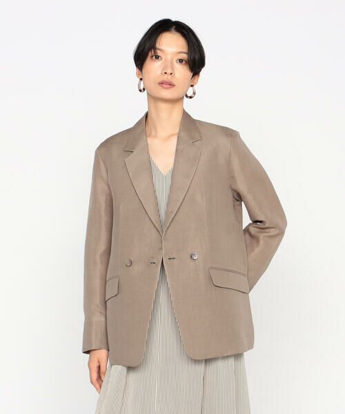 Precious Mild / プレシャスマイルド テーラードジャケット | シルク麻二重織　ジャケット | 詳細11
